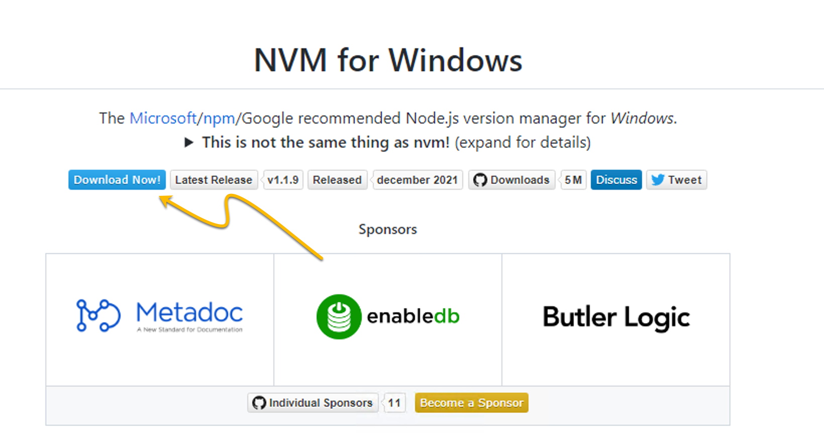 NVM for Windows README